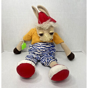 Vintage Shari Lewis Charlie Horse Hand Puppet Stuffed Animal Plush Toy